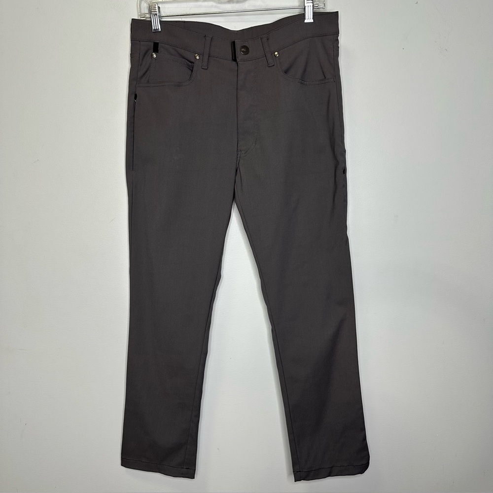 Boundary Chase Stretch Travel Combat Pants In Slate Gray Slim Fit Size 31